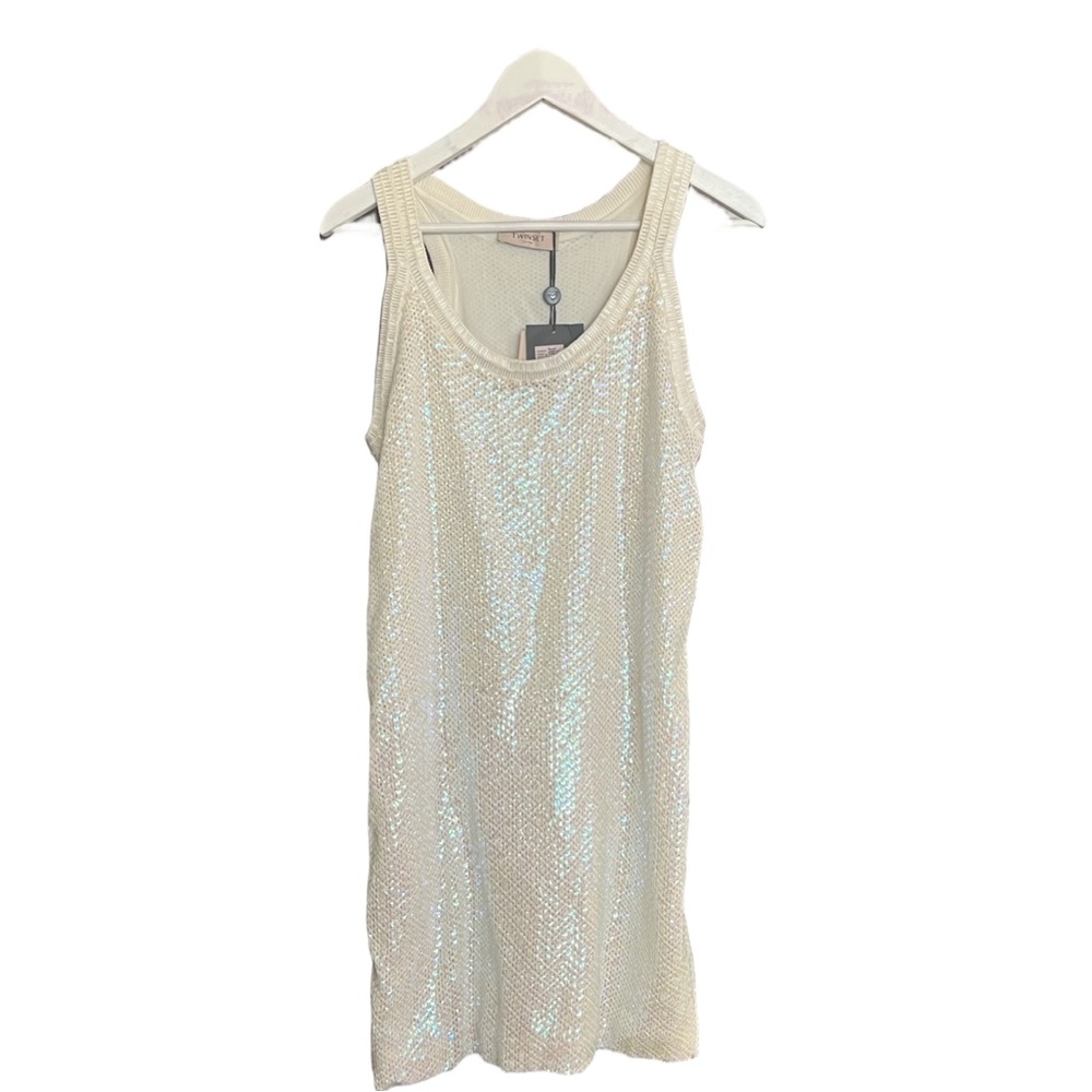 BNWT Sequins sleeveless dress by Twinset Milano
